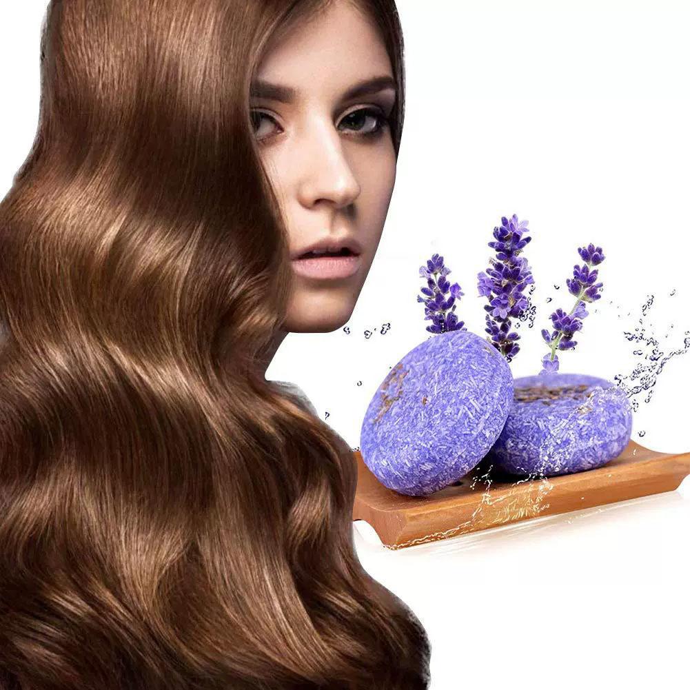 Hair Care Organic - 60 กรัม ลาเวนเดอร์ โซลิด แชมพู บาร์