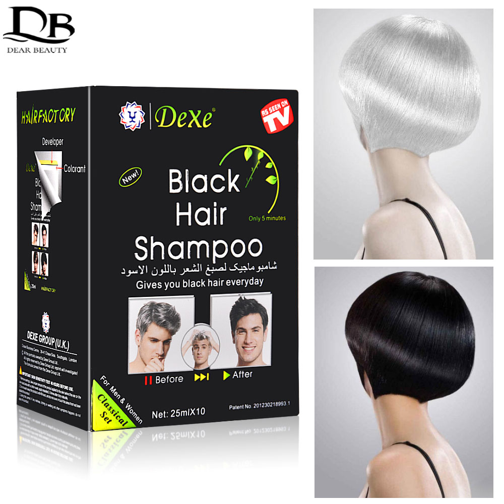 250ML สีดําแชมพูสําหรับผู้ชายผ - Hair Care Organic บทวิจารณ์และราคา