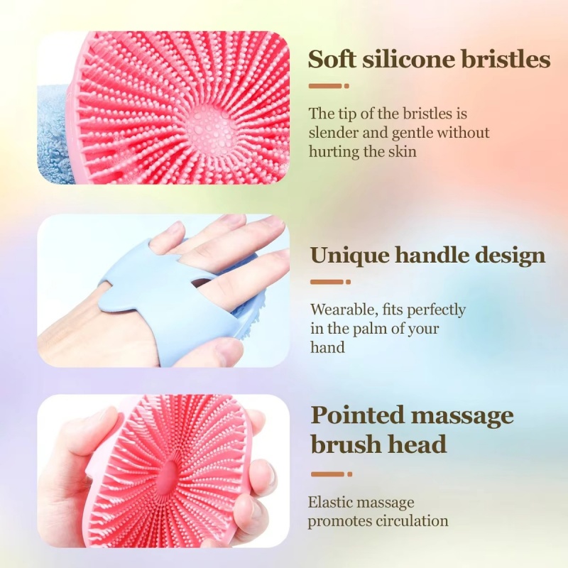 แปรงนวดหนังศีรษะซิลิโคน 2 ชิ้น - Hair Care Dandruff บทวิจารณ์และราคา