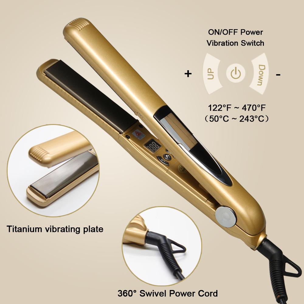 เครื่องหนีบผมดัดผม 470 ℉   Vib - Hair Care Products บทวิจารณ์และราคา