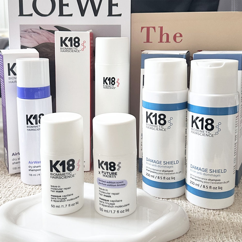 ผลิตภัณฑ์ดูแลเส้นผม K18 ชุดป้อ - Hair Care K18 บทวิจารณ์และราคา