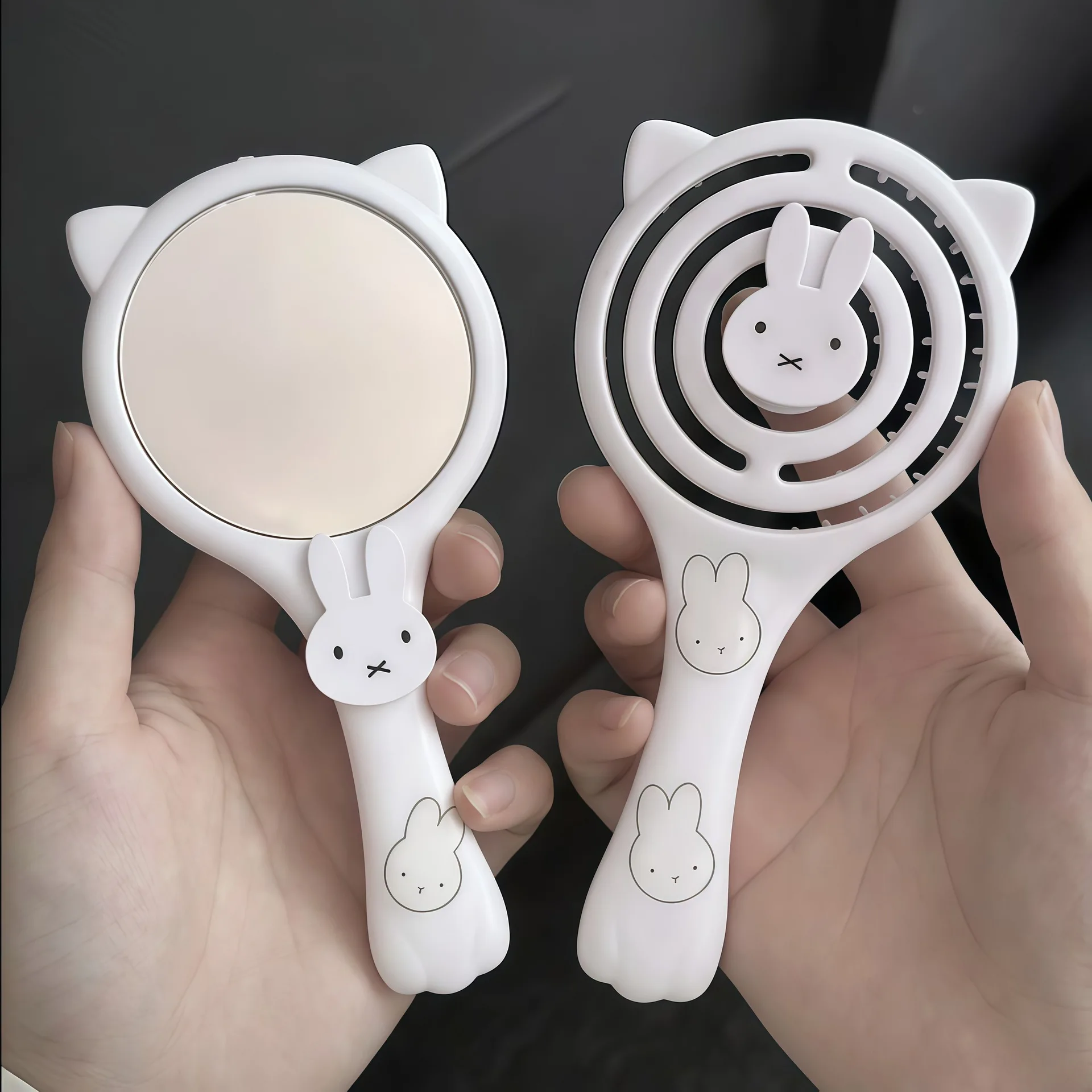 หวีกระจกมิฟฟี่กระต่ายน่ารัก แป - Hair Care Products บทวิจารณ์และราคา