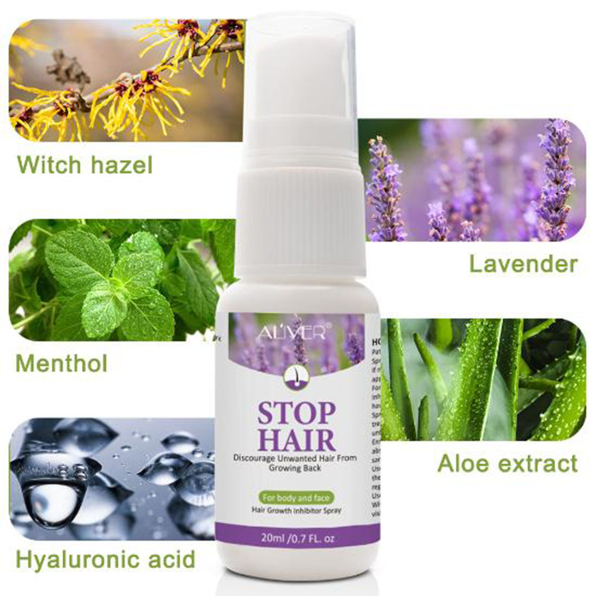 ถาวรกําจัดขน Inhibitor สเปรย์เ - Hair Care Lotion บทวิจารณ์และราคา
